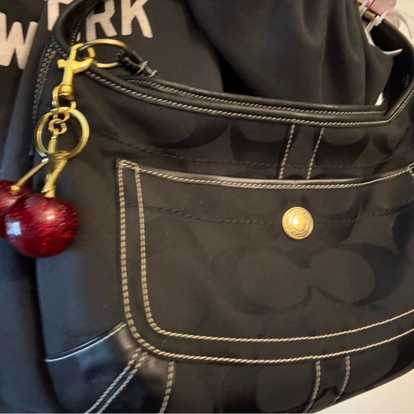 COACH Signature Ergo Hobo Jacquard Shoulder Purse - Picture 4 of 6